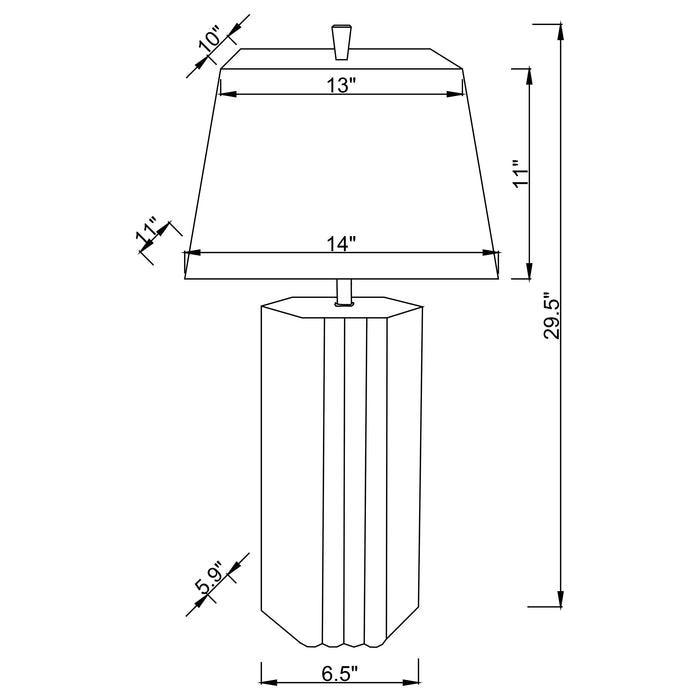 Elena Table Lamp - Imperial Furniture (Las Vegas, NV) - Multi Location