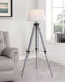 Dayton Adjustable Empire Shade Tripod Floor Lamp Grey - Imperial Furniture (Las Vegas, NV) - Multi Location