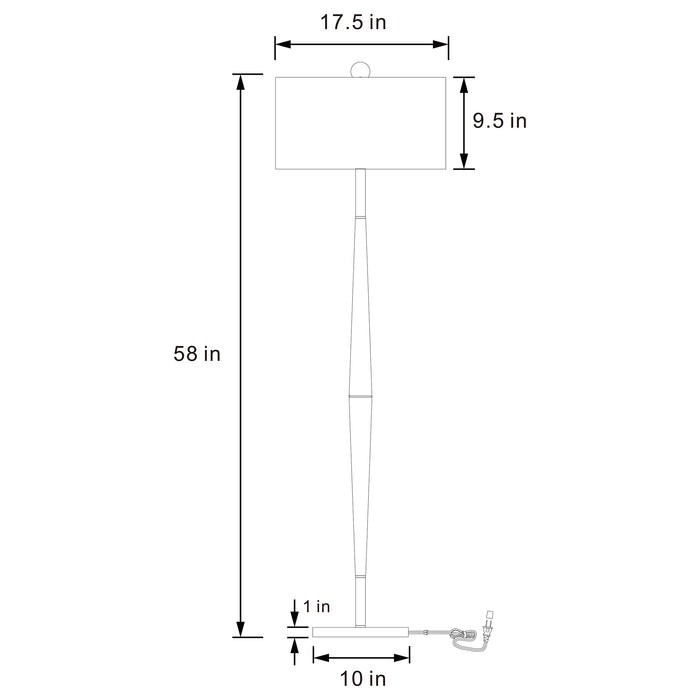 Flanary Floor Lamp - Imperial Furniture (Las Vegas, NV) - Multi Location