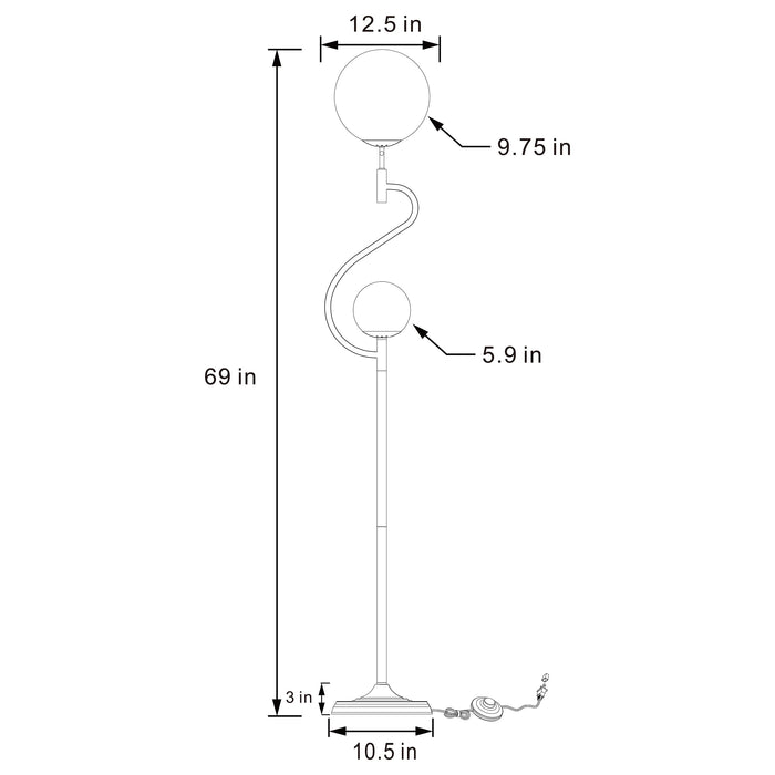 Dacki Floor Lamp - Imperial Furniture (Las Vegas, NV) - Multi Location