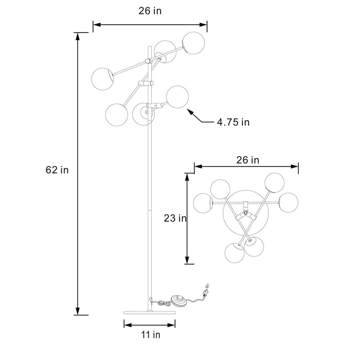 Exline Floor Lamp - Imperial Furniture (Las Vegas, NV) - Multi Location