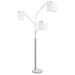 Jirou Trio Drum Shade Floor Lamp Stain Nickel - Imperial Furniture (Las Vegas, NV) - Multi Location
