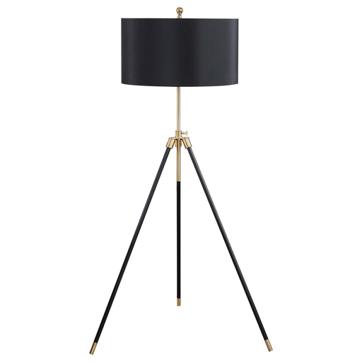 Zabka Tripod Floor Lamp Black and Gold - Imperial Furniture (Las Vegas, NV) - Multi Location