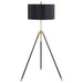Zabka Tripod Floor Lamp Black and Gold - Imperial Furniture (Las Vegas, NV) - Multi Location