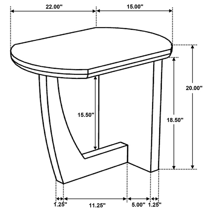 Fletcher End & Side Table - Imperial Furniture (Las Vegas, NV) - Multi Location