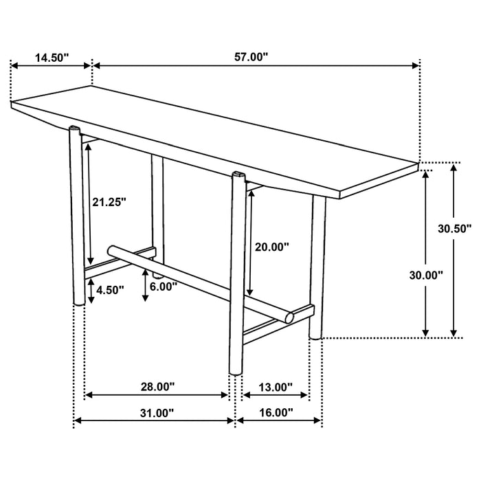 Darius Console Table - Imperial Furniture (Las Vegas, NV) - Multi Location
