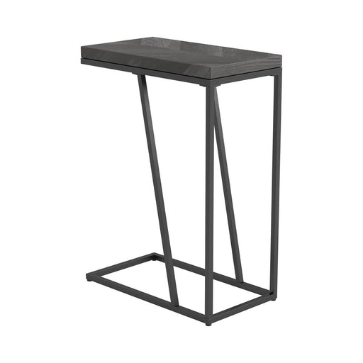 Sergio Chevron Rectangular Accent Table Rustic Grey - Imperial Furniture (Las Vegas, NV) - Multi Location