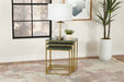 Medora 3-piece Nesting Table with Marble Top - Imperial Furniture (Las Vegas, NV) - Multi Location
