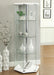 Traditional Glass Hexagon Curio Cabinet - Imperial Furniture (Las Vegas, NV) - Multi Location