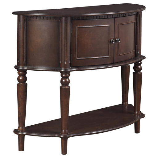 Brenda Console Table with Curved Front Brown - Imperial Furniture (Las Vegas, NV) - Multi Location