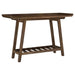 Ornelas 46-inch Console Table with Slatted Shelf Mango Brown - Imperial Furniture (Las Vegas, NV) - Multi Location