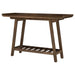Ornelas 46-inch Console Table with Slatted Shelf Mango Brown - Imperial Furniture (Las Vegas, NV) - Multi Location