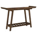 Ornelas 46-inch Console Table with Slatted Shelf Mango Brown - Imperial Furniture (Las Vegas, NV) - Multi Location