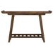 Ornelas 46-inch Console Table with Slatted Shelf Mango Brown - Imperial Furniture (Las Vegas, NV) - Multi Location