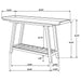 Ornelas 46-inch Console Table with Slatted Shelf Mango Brown - Imperial Furniture (Las Vegas, NV) - Multi Location
