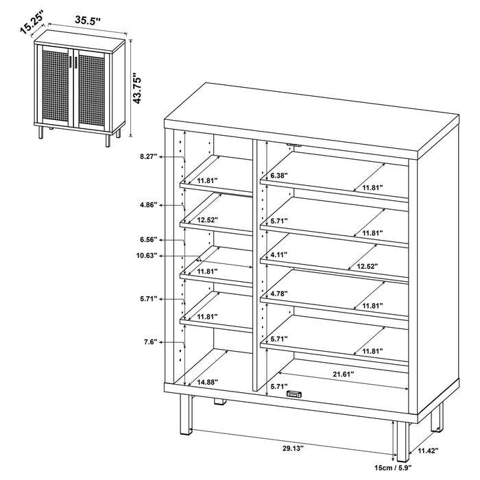 Teller Shoe Cabinets - Imperial Furniture (Las Vegas, NV) - Multi Location