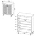 Brixton Shoe Cabinets - Imperial Furniture (Las Vegas, NV) - Multi Location