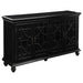 Kovu 4-door Accent Cabinet Black - Imperial Furniture (Las Vegas, NV) - Multi Location