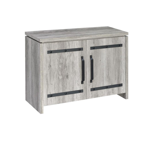 Enoch 2-door Accent Cabinet Grey Driftwood - Imperial Furniture (Las Vegas, NV) - Multi Location