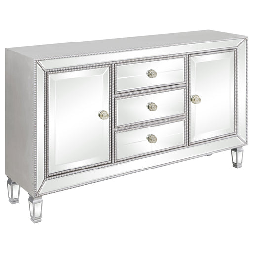Leticia 3-drawer Accent Cabinet Silver - Imperial Furniture (Las Vegas, NV) - Multi Location