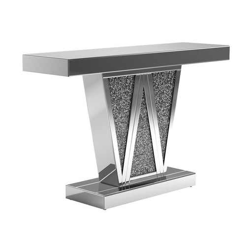 Crocus Rectangular Console Table Silver - Imperial Furniture (Las Vegas, NV) - Multi Location