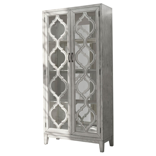 Mckellen 2-door Tall Cabinet Antique White - Imperial Furniture (Las Vegas, NV) - Multi Location