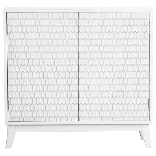 Gambon Rectangular 2-door Accent Cabinet White - Imperial Furniture (Las Vegas, NV) - Multi Location