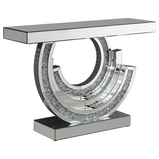 Imogen Multi-dimensional Console Table Silver - Imperial Furniture (Las Vegas, NV) - Multi Location