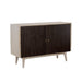 Ixora 2-door Accent Cabinet White Washed and Black - Imperial Furniture (Las Vegas, NV) - Multi Location