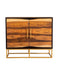 Zara 2-door Accent Cabinet Black Walnut and Gold - Imperial Furniture (Las Vegas, NV) - Multi Location