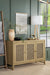 Zamora Rectangular 3-door Accent Cabinet Natural - Imperial Furniture (Las Vegas, NV) - Multi Location