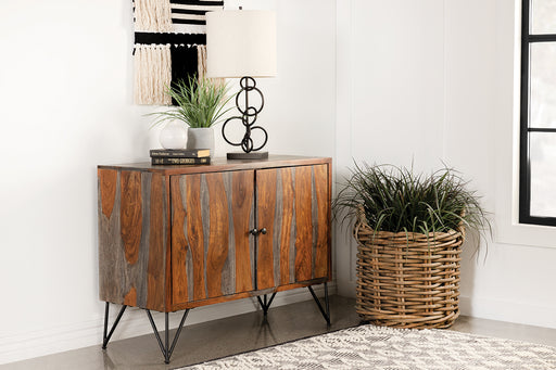 Macon 2-door Accent Cabinet Sheesham Grey - Imperial Furniture (Las Vegas, NV) - Multi Location