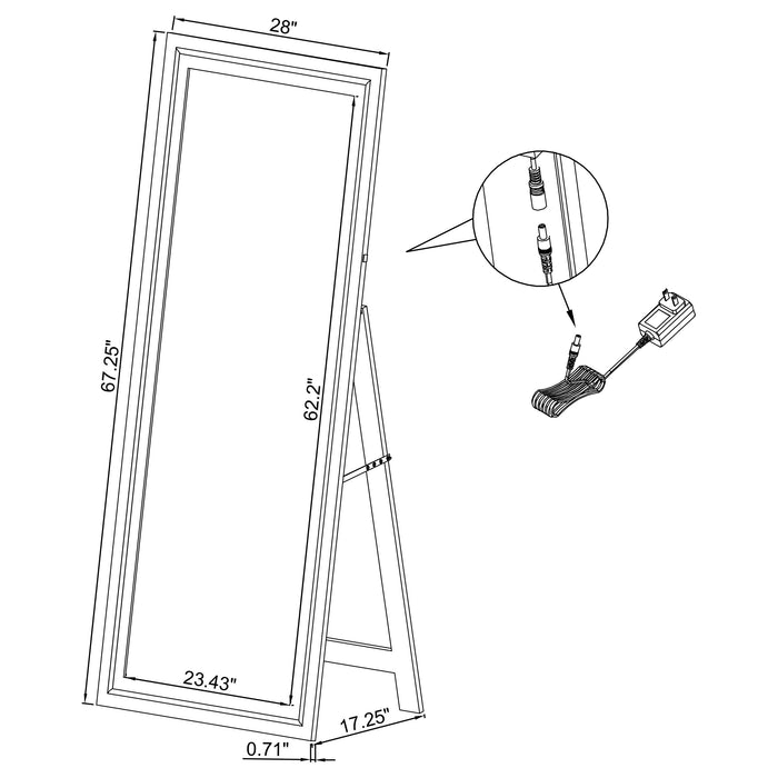Windrose Standing Mirror - Imperial Furniture (Las Vegas, NV) - Multi Location