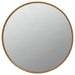 O'Malley Round Mirror Brass - Imperial Furniture (Las Vegas, NV) - Multi Location