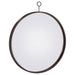 Gwyneth Round Wall Mirror Black Nickel - Imperial Furniture (Las Vegas, NV) - Multi Location