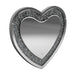 Aiko Heart Shape Wall Mirror Silver - Imperial Furniture (Las Vegas, NV) - Multi Location