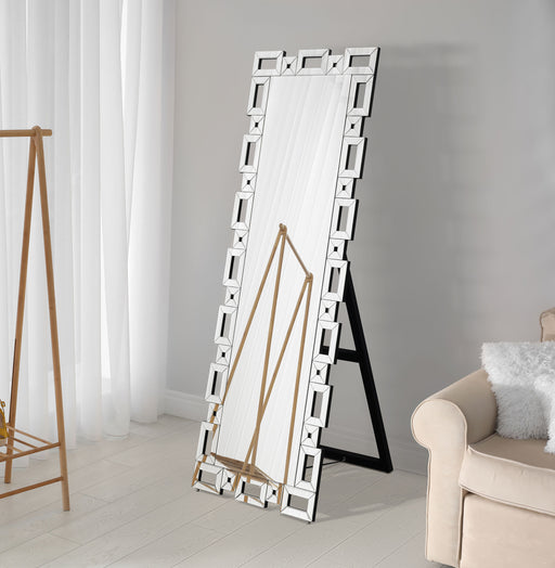 Tavin Geometric Frame Cheval Mirror - Imperial Furniture (Las Vegas, NV) - Multi Location