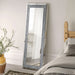Valerie Crystal Inlay Rectangle Floor Mirror - Imperial Furniture (Las Vegas, NV) - Multi Location