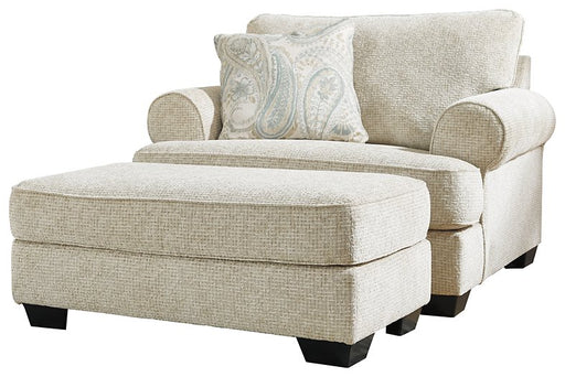 Monaghan Oversized Chair and Ottoman - Imperial Furniture (Las Vegas, NV) - Multi Location