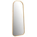 Simeon Metal Frame Full Length 59" Floor Mirror Antique Gold - Imperial Furniture (Las Vegas, NV) - Multi Location