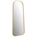 Simeon Metal Frame Full Length 51" Floor Mirror Antique Gold - Imperial Furniture (Las Vegas, NV) - Multi Location