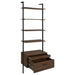 Owens 3-piece 96-inch Wall Mounted Bookshelf Set Walnut - Imperial Furniture (Las Vegas, NV) - Multi Location