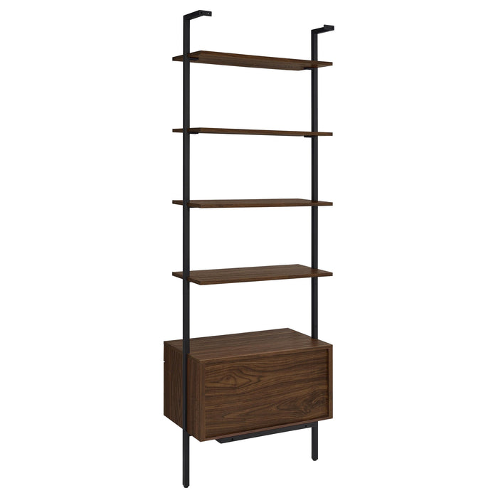 Owens 3-piece 96-inch Wall Mounted Bookshelf Set Walnut - Imperial Furniture (Las Vegas, NV) - Multi Location