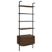 Owens 3-piece 96-inch Wall Mounted Bookshelf Set Walnut - Imperial Furniture (Las Vegas, NV) - Multi Location