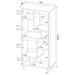 Dalton Bookcase - Imperial Furniture (Las Vegas, NV) - Multi Location