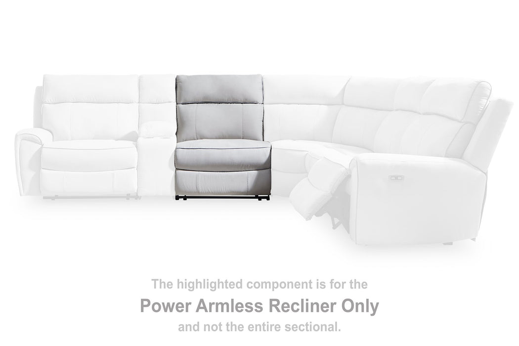 Social Pointe Reclining Sectional with Storage Console - Imperial Furniture (Las Vegas, NV) - Multi Location