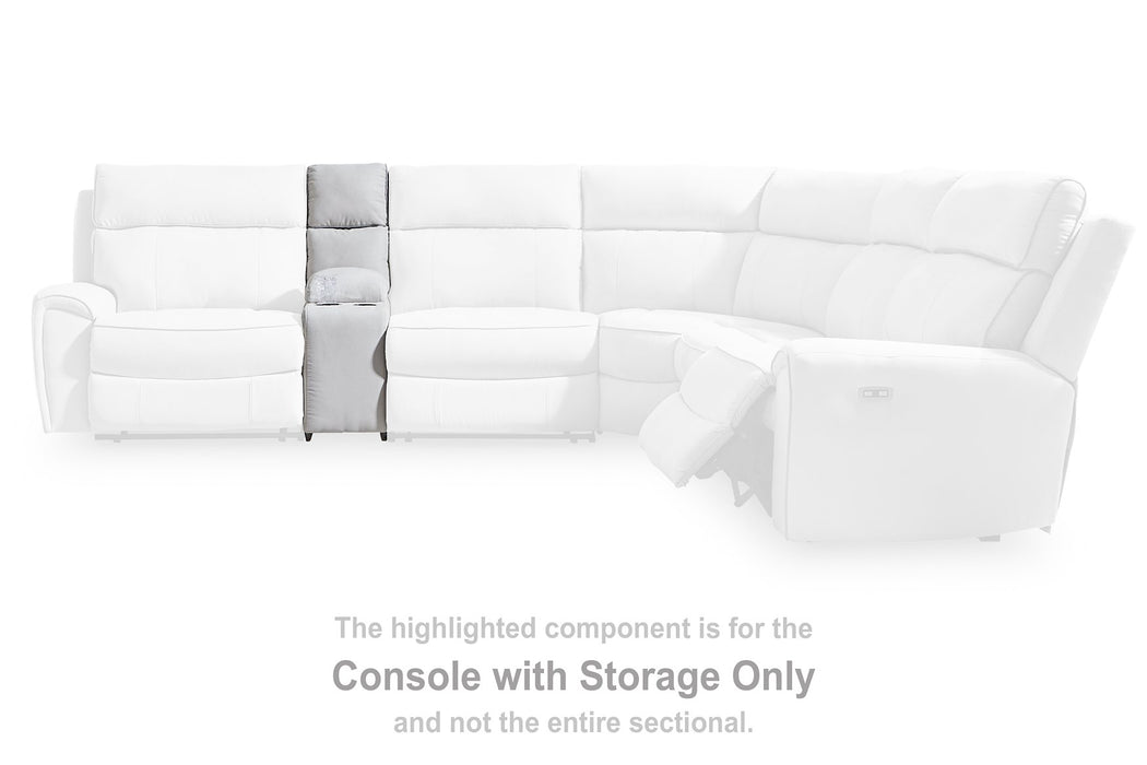 Social Pointe Reclining Sectional with Storage Console - Imperial Furniture (Las Vegas, NV) - Multi Location