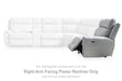 Social Pointe Reclining Sectional with Storage Console - Imperial Furniture (Las Vegas, NV) - Multi Location