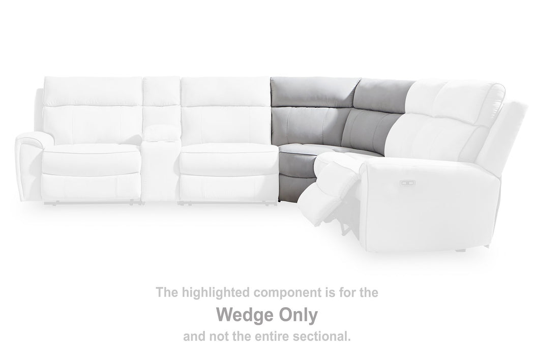 Social Pointe Reclining Sectional with Storage Console - Imperial Furniture (Las Vegas, NV) - Multi Location