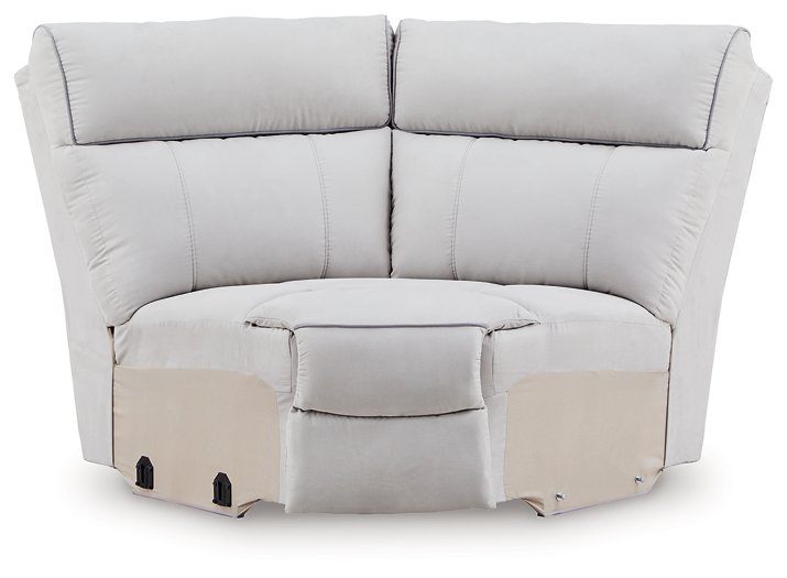 Social Pointe Reclining Sectional with Storage Console - Imperial Furniture (Las Vegas, NV) - Multi Location